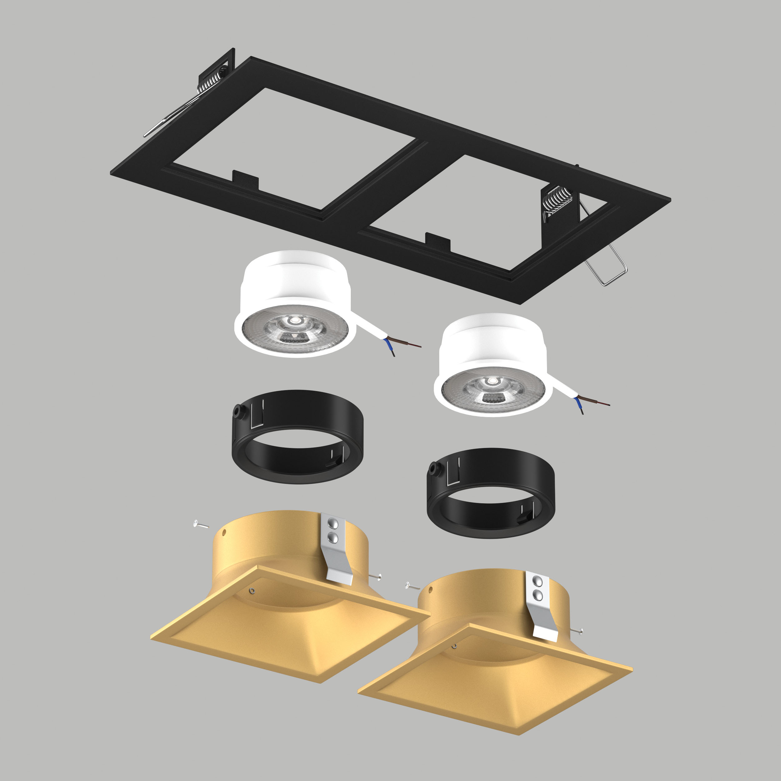 Встраиваемый светильник Lightstrar Domino D5270303BMOD_LS