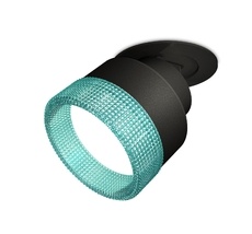 Комплект встраиваемого поворотного светильника с композитным хрусталем TECHNO SPOT XM8102543_AMB