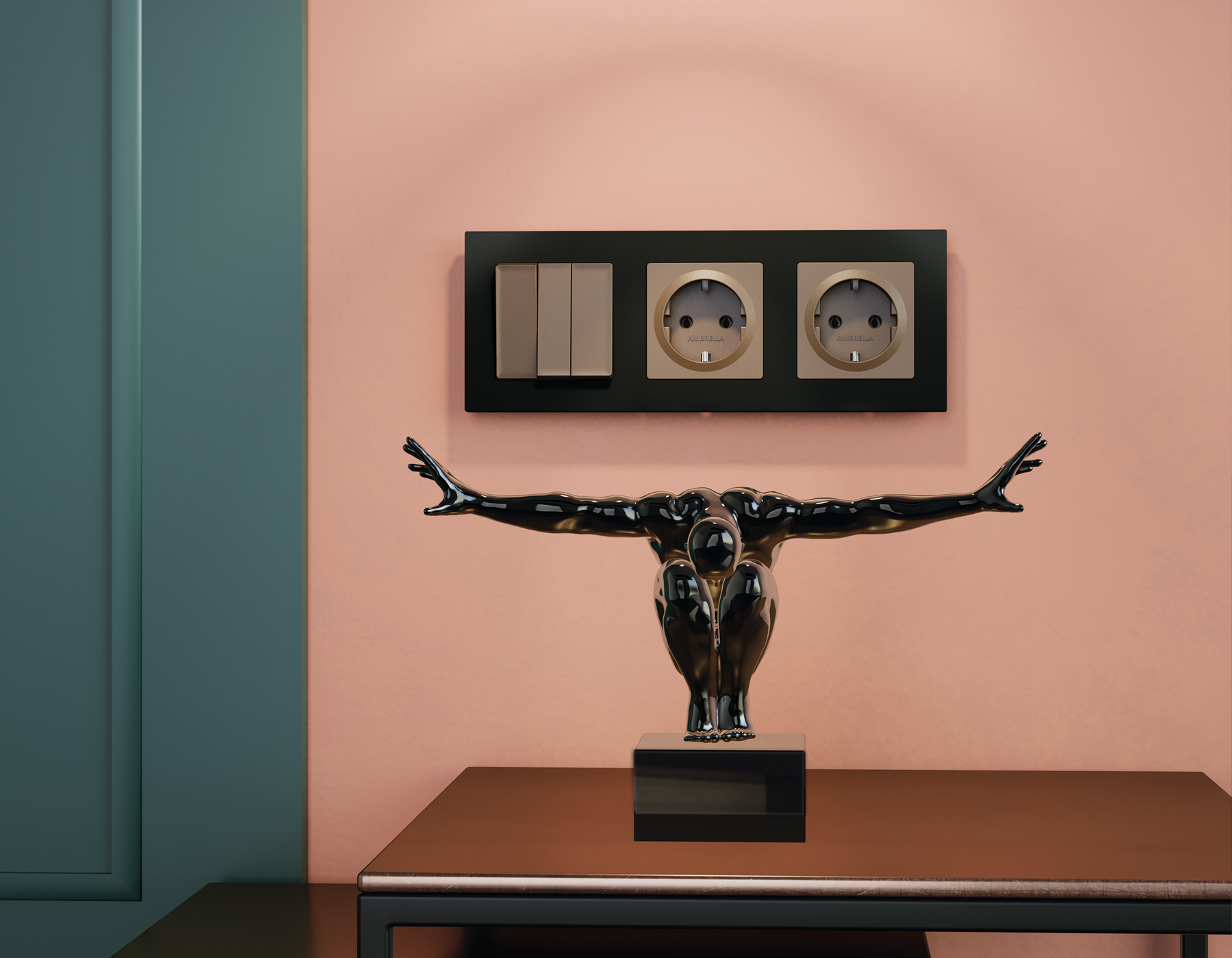 Рамка Ambrella Volt ALFA Techno AF220701_AMB