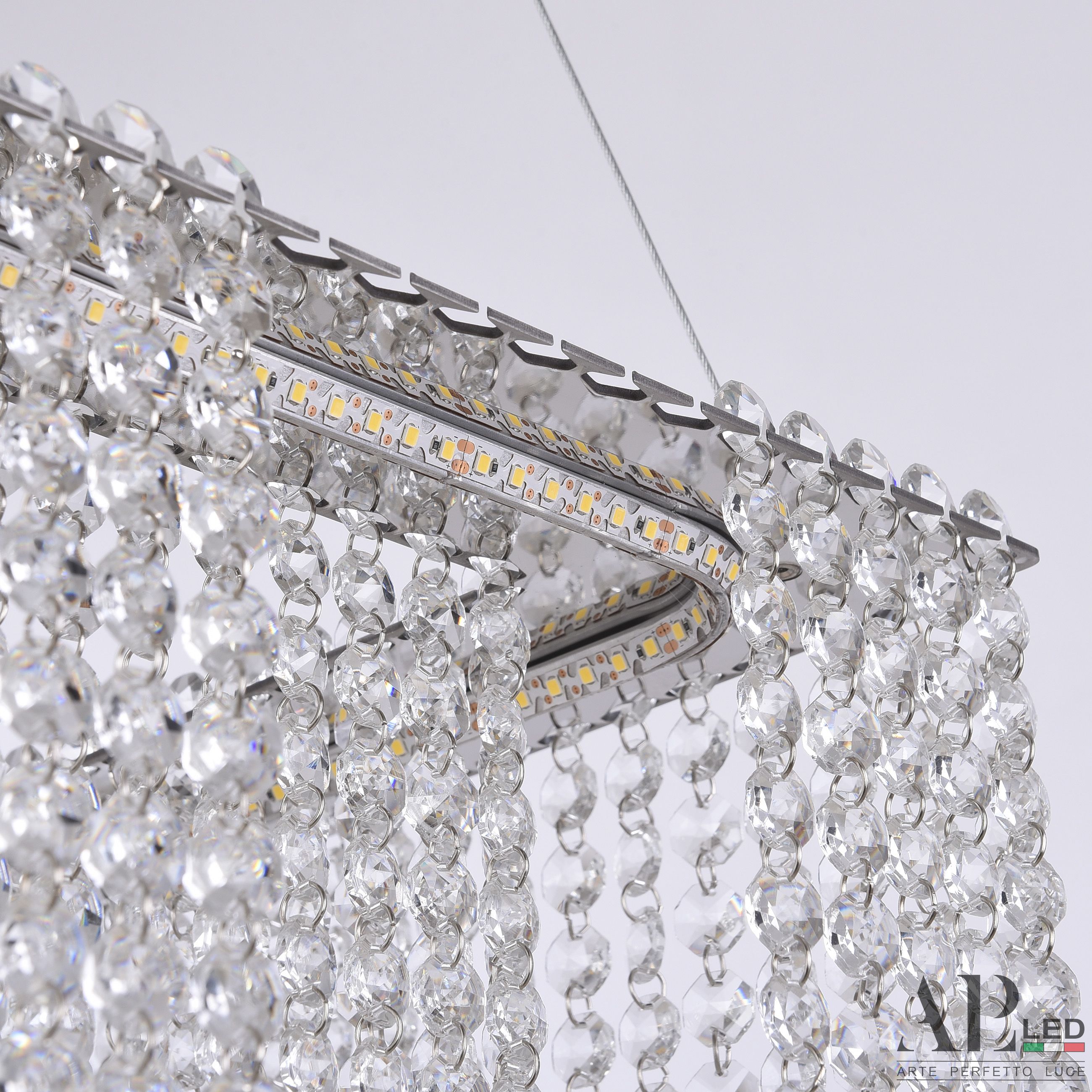 Хрустальная люстра APL LED Sicilia SH04.42.D.Ni.4000_BI