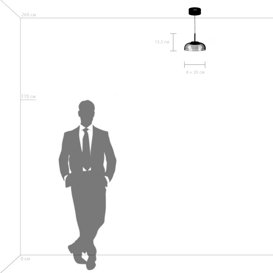 Подвесной светильник Lightstar Acrile 738073_LS