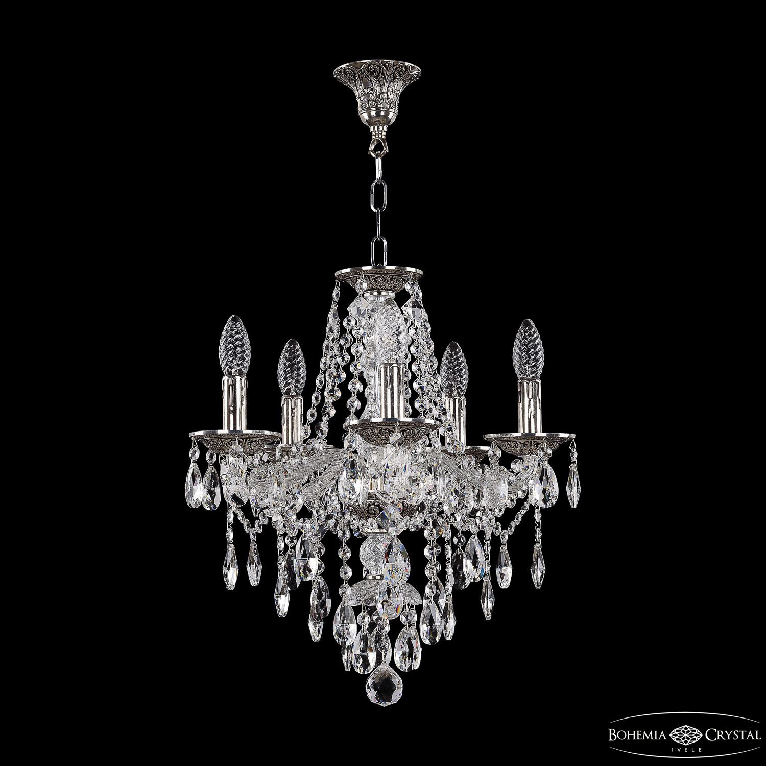 

Хрустальная люстра Bohemia Ivele Crystal 16215/5/141 NB, 16215/5/141 NB