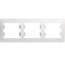 Рамка на 3 поста (белый) Systeme Electric GSL000103
