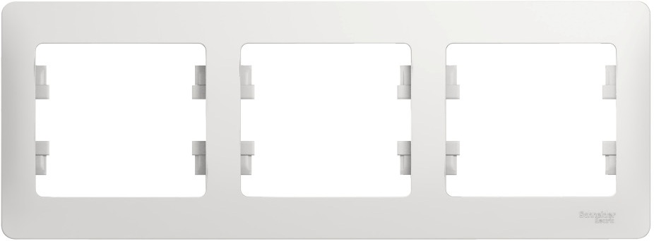 Рамка на 3 поста (белый) Systeme Electric GSL000103