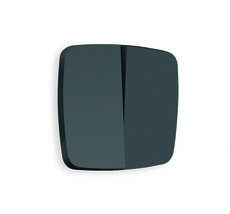 Лицевая панель (Мягкое касание) для 2-клавишных выключателей QUANT Ambrella Volt OMEGA OP9030_AMB