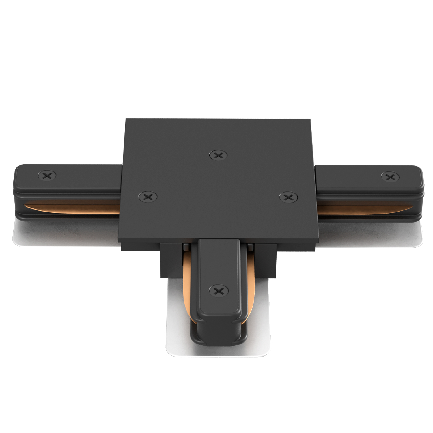 Соединитель Т-образный (однофазный) для встраиваемого шинопровода Crystallux CLT 0.2211 02 BL_CR