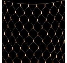 Светодиодная Сеть с Колпачком 2 x 3 м Тепло-Белая 220В, 384 LED, Провод Прозрачный ПВХ, IP65 LTC NTL384CAP-10-2WW NTL384CAP-10-2WW