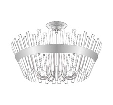 Потолочная люстра Citilux Вестерос CL307180