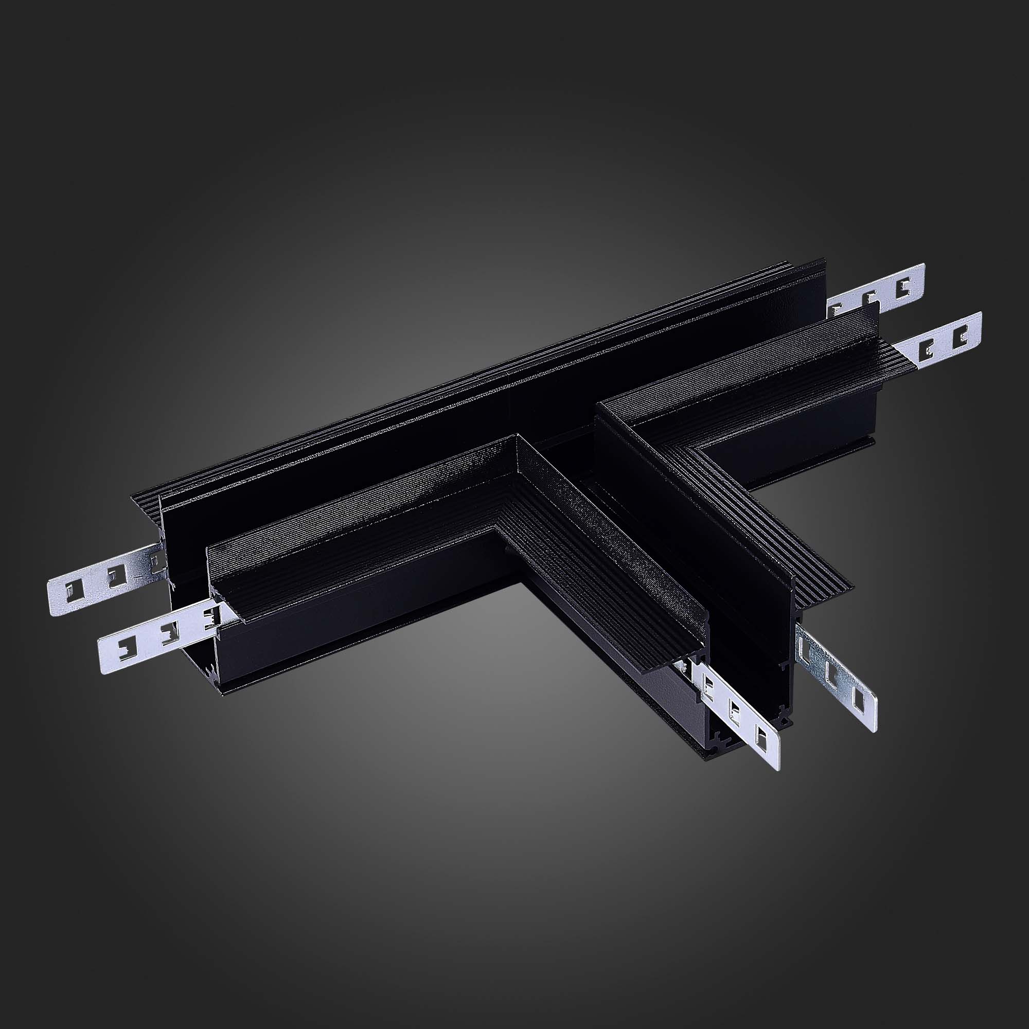 Коннектор T-образный для встраиваемого магнитного шинопровода под ГКЛ 12мм ST LUCE SKYLINE 48 ST007.499.12