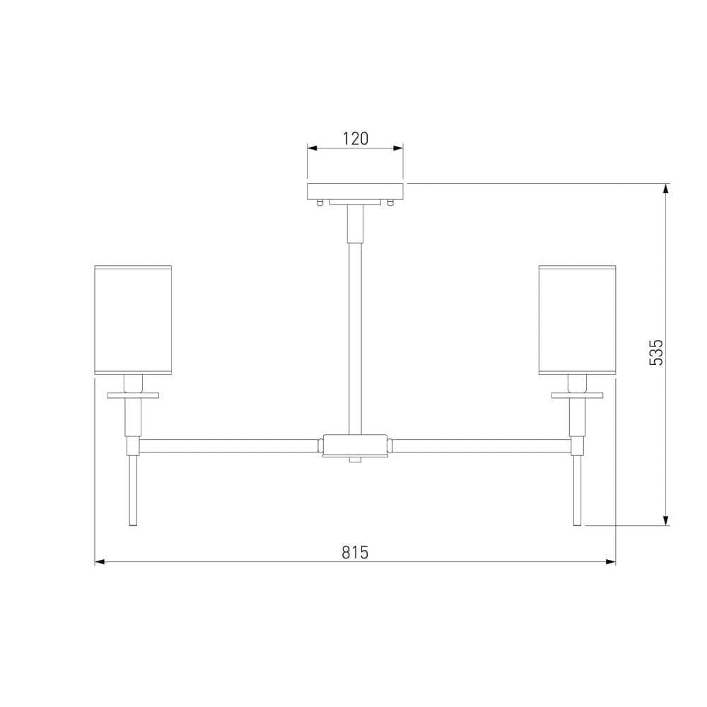 Потолочная люстра Eurosvet с абажурами Brielle a057592_EU