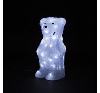 Светодиодный Мишка с Медвежонком 30см Белый 24В, 40 LED, IP54 9492004