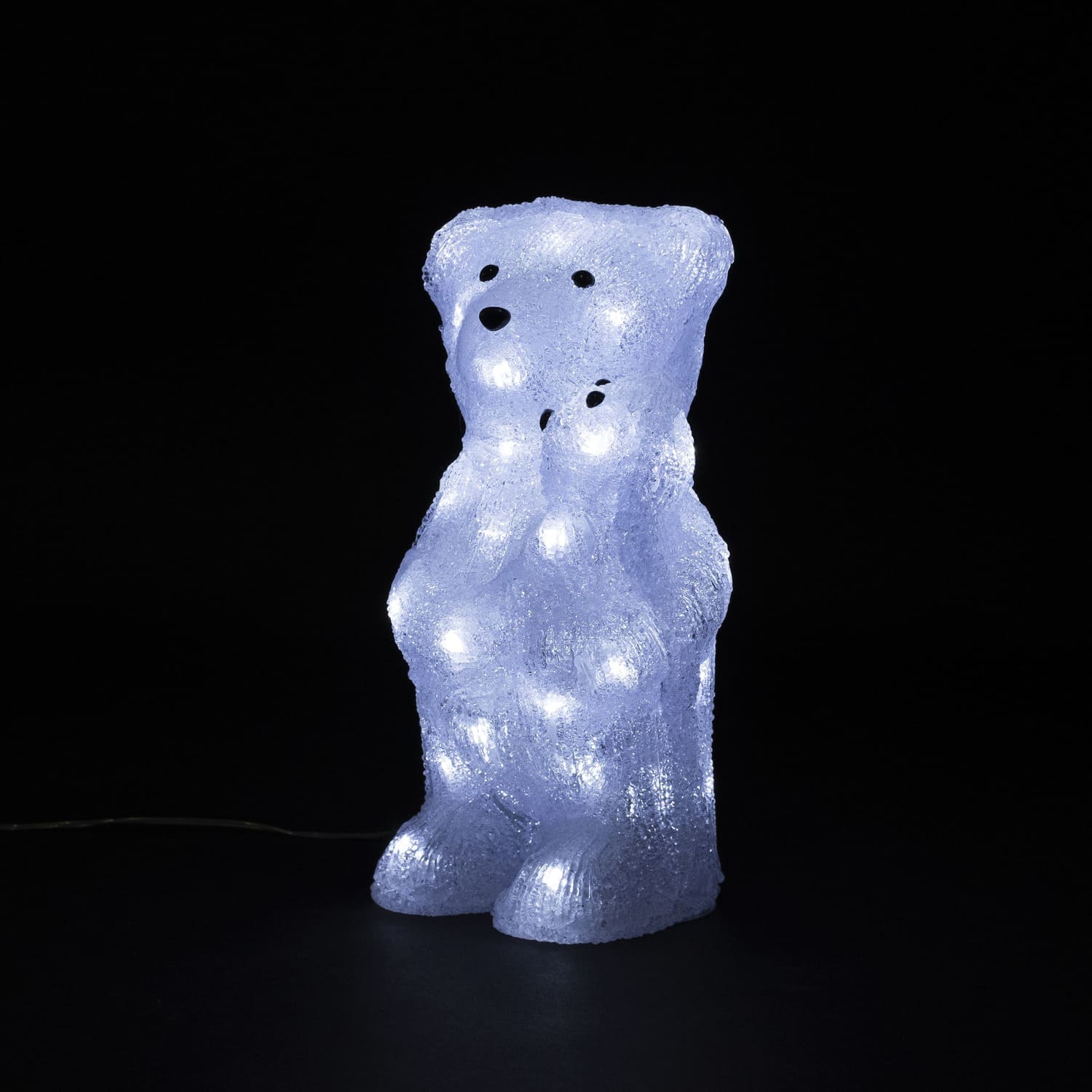 Светодиодный Мишка с Медвежонком 30см Белый 24В, 40 LED, IP54 9492004