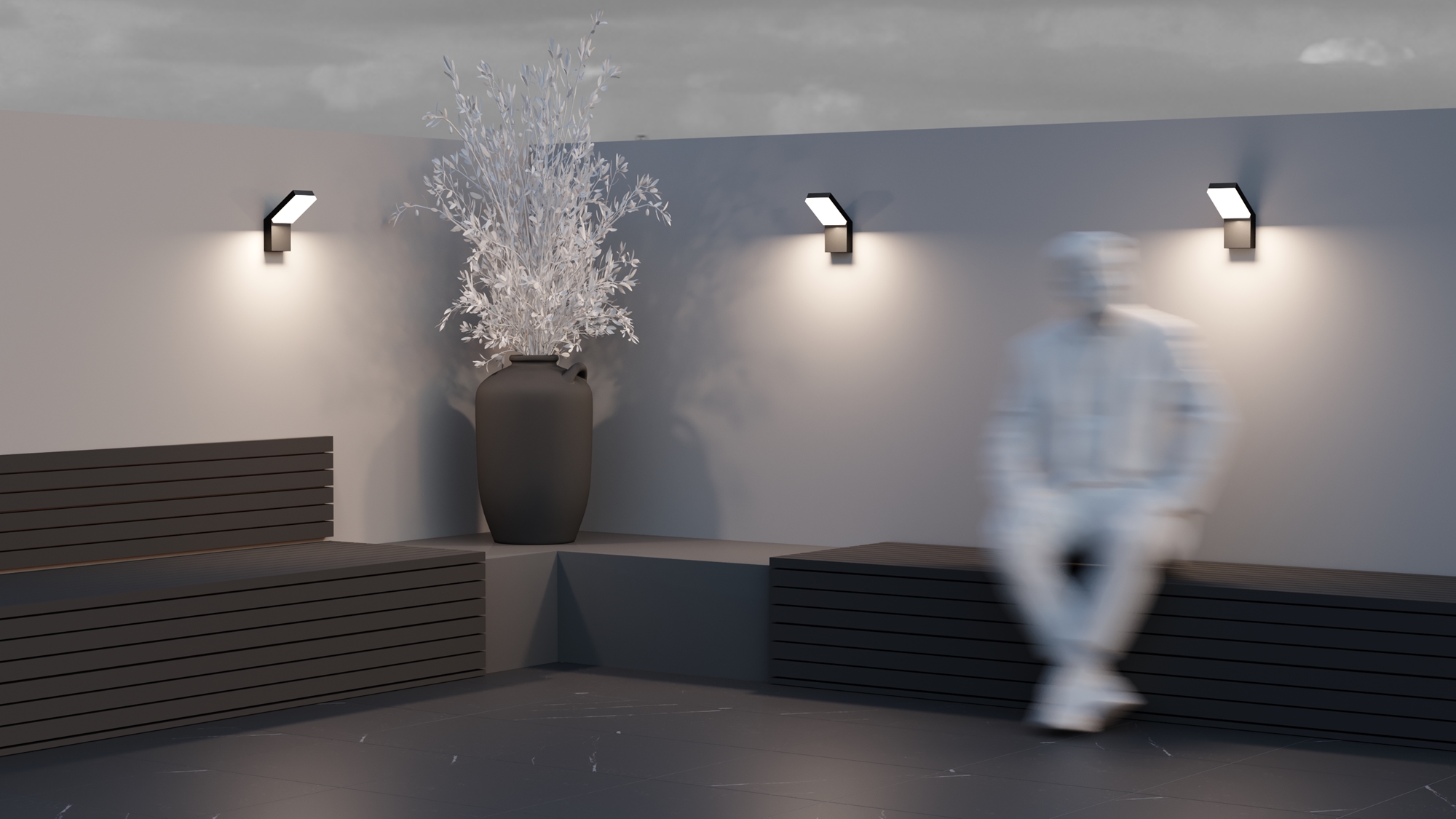 Уличный светильник Maytoni Paso O595WL-L12B3K_MY