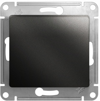Переключатель встраиваемый перекрестный одноклавишный (антрацит) Systeme Electric GSL000771