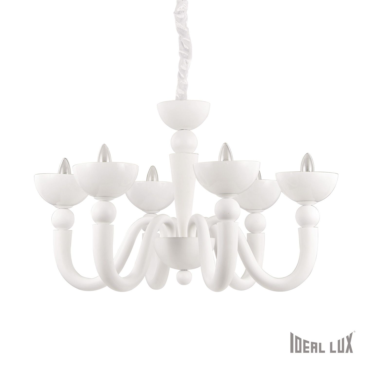 Подвесная люстра Ideallux BON BON SP6 BIANCO_IL
