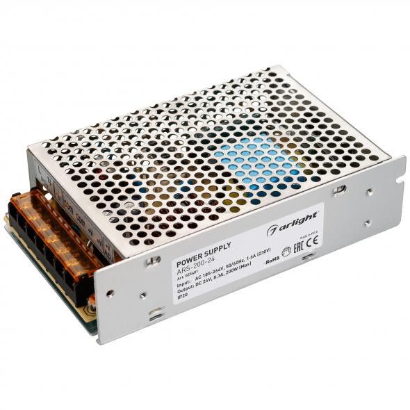 Блок питания ARS-200-24 (24V, 8.3A, 200W) 025401_ARL