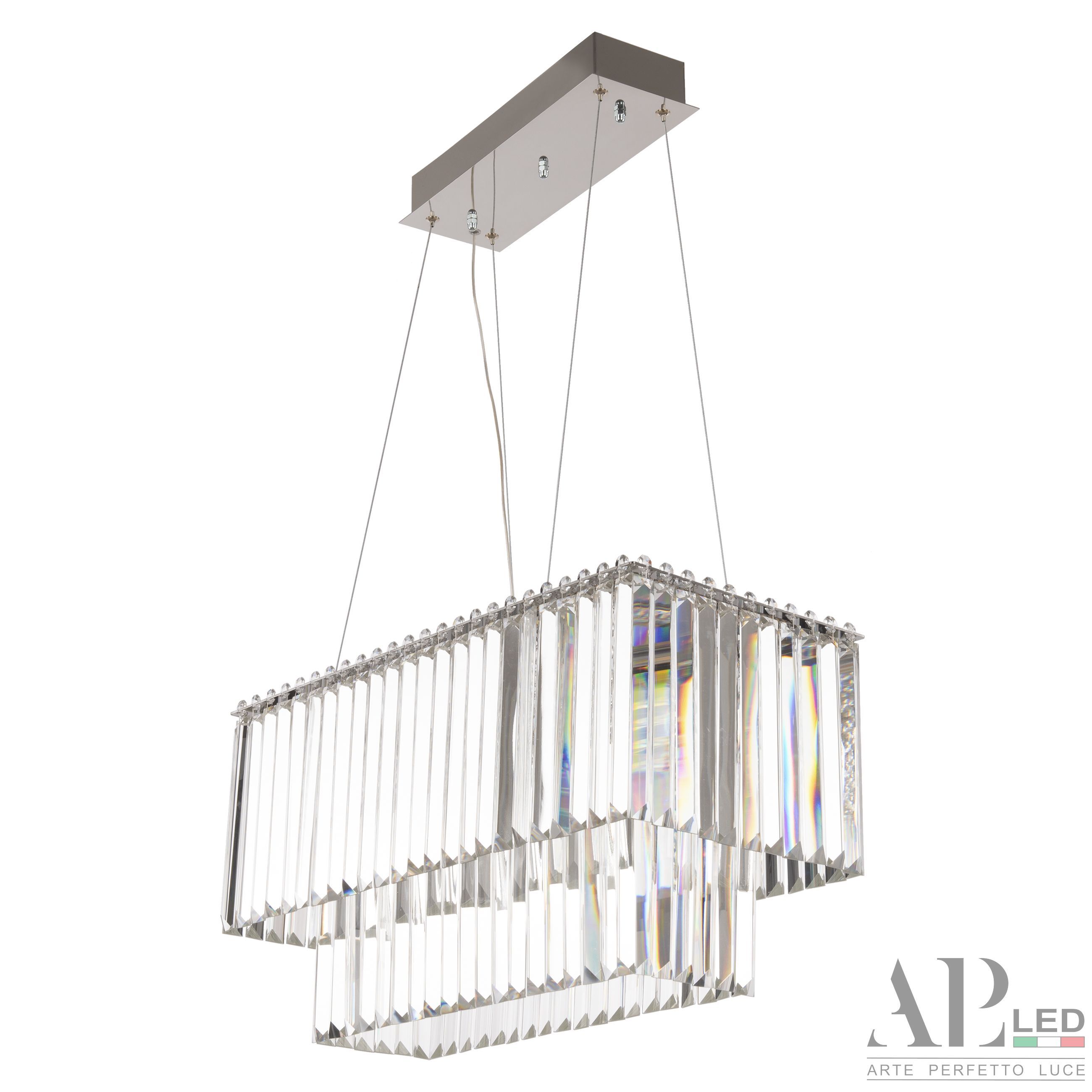 Хрустальная люстра APL LED Sicilia SH11.57.C.Ni.4000_BI