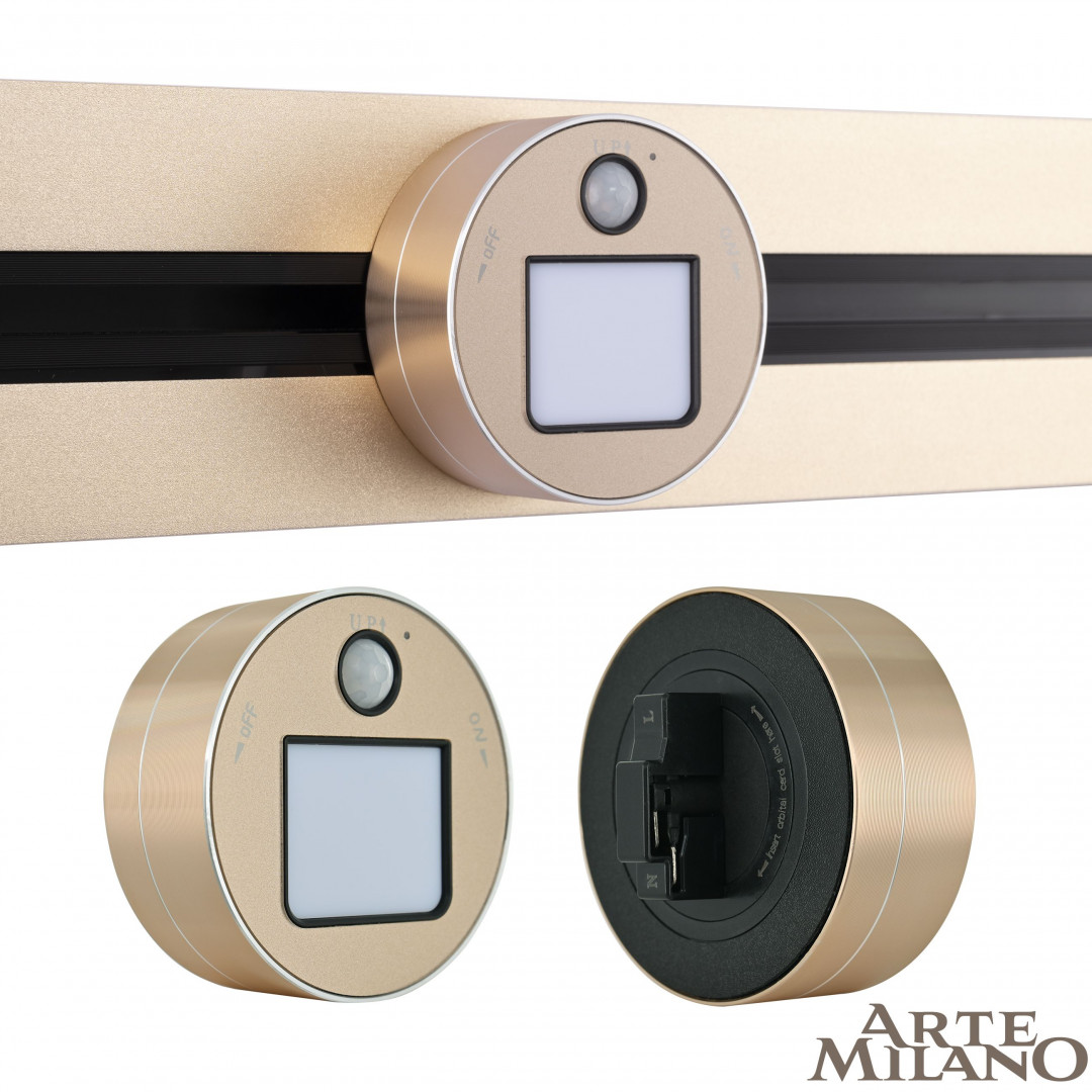 Трековый светильник Arte Milano track-sockets 380011TLS/LWS Gold