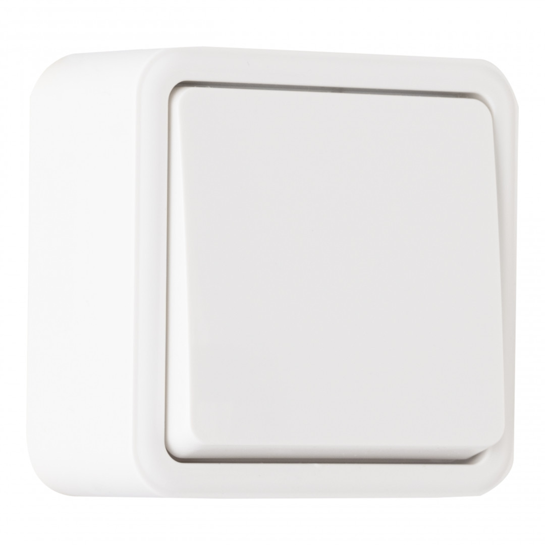Выключатель одноклавишный проходной (на 2 направления) 10AX 250V Arte Milano 310.32-1.white