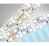 Светодиодная лента двухрядная 2835 240Led, 24W m, 24V IP20 6500K 5m Ambrella Light GS GS3703_AMB