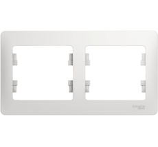 Рамка на 2 поста (белый) Systeme Electric GSL000102