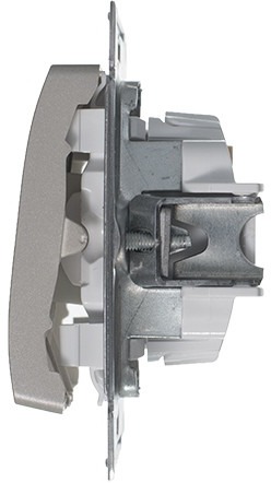 Выключатель встраиваемый трехклавишный (платина) Systeme Electric GSL001231