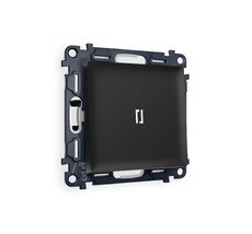 Выключатель одноклавишный с подсветкой 5600K Ambrella Volt ALFA QUANT MA802015_AMB