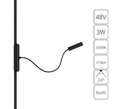 Трековый светильник Arte Lamp RAPID A1162PL-1BK