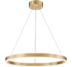 Подвесная люстра с пультом светодиодная (14012/1P Brass) Indigo V000066L