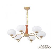 Подвесная люстра Arte Milano Napoli 310166/D780/6 BS/WD