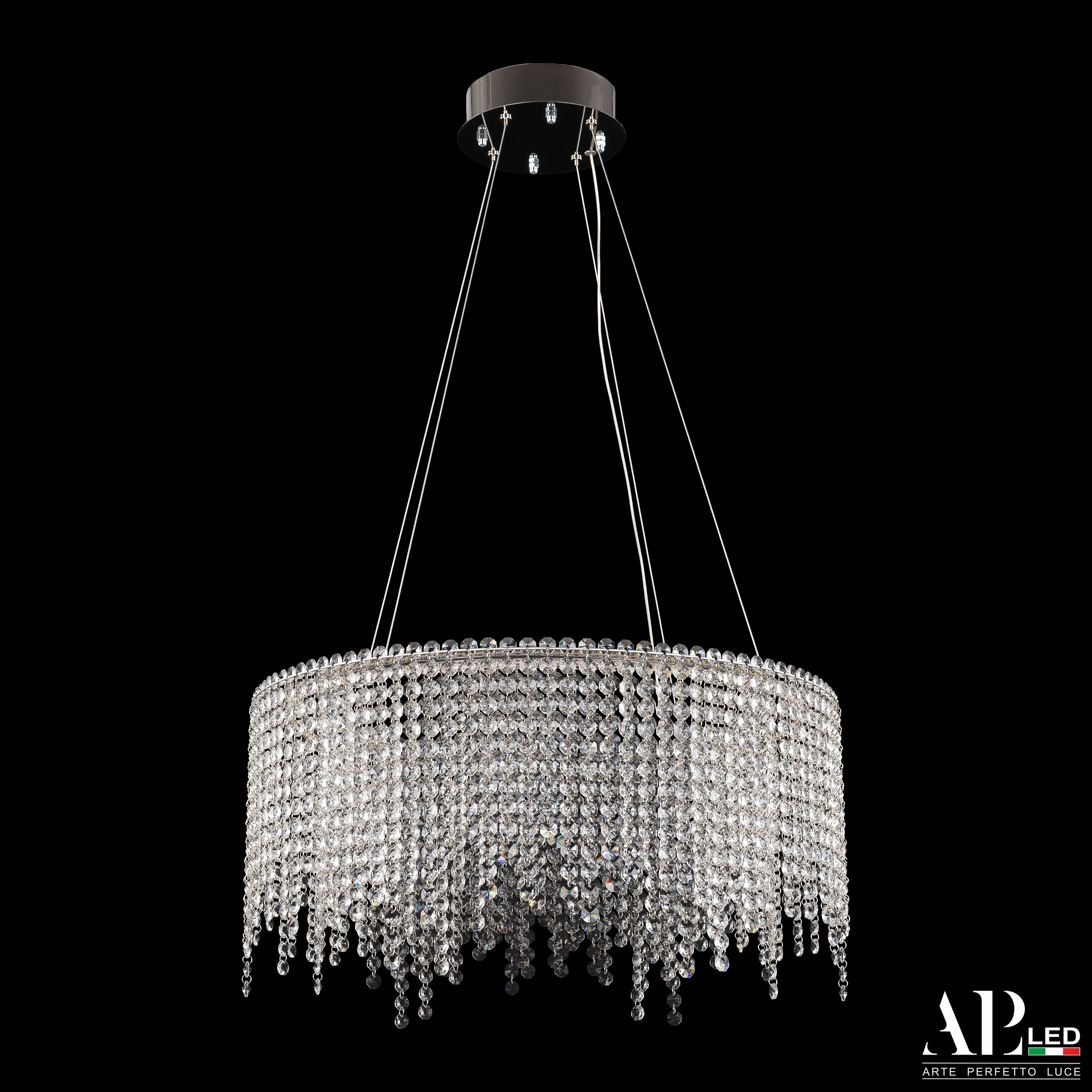 

Хрустальная люстра APL LED Sicilia SH02.55.B.Ni.4000, SH02.55.B.Ni.4000