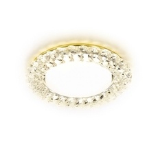 Встраиваемый светильник Ambrella light Crystal G206 CL/G_AMB