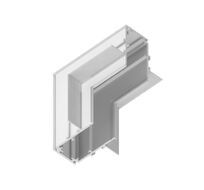 Коннектор угловой внутренний для встраиваемого шинопровода под ГКЛ 9,5 Ambrella GL3362-9.5_AMB