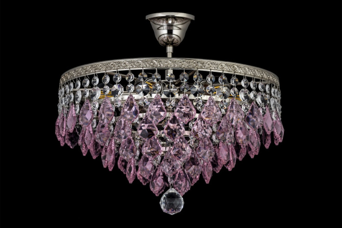 Потолочная люстра на штанге хрустальная Arti Lampadari Castellana E 1.3.38.603 N