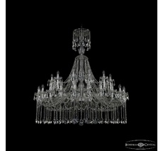 Хрустальная люстра Bohemia Ivele 1413/24+12/530/XL-160 Ni_BI