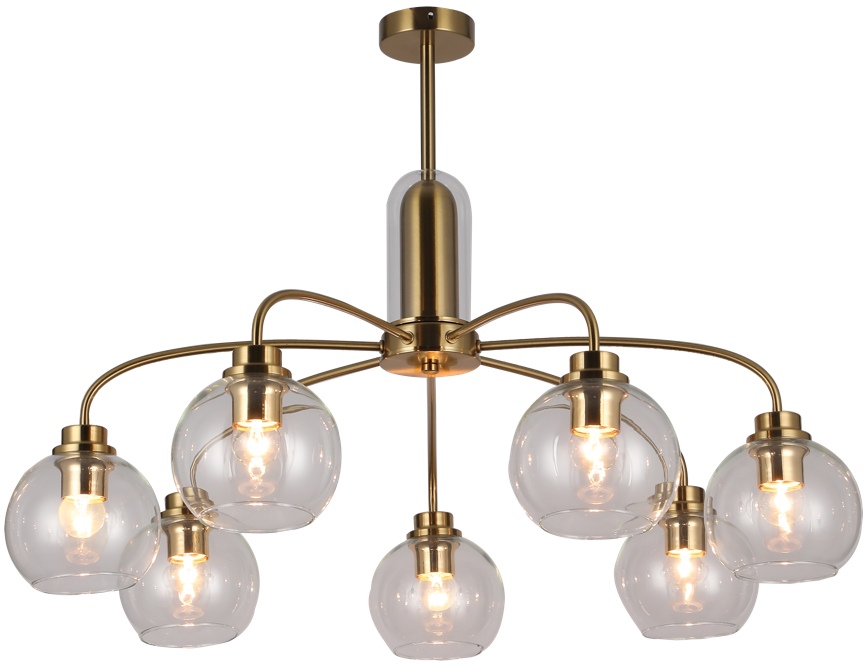 Потолочная люстра на штанге Omnilux OML-68107-07