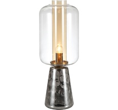 Настольная лампа под старину в виде керосиновой лампы (11045/1T Smoke) Indigo V000473