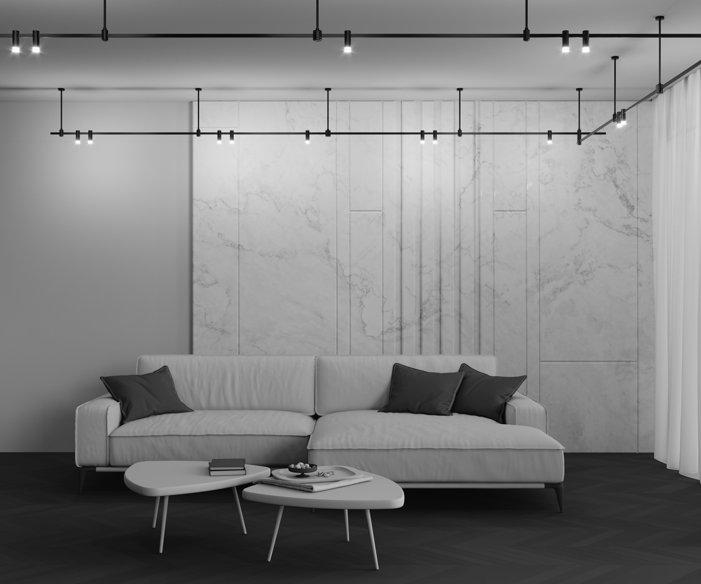 Трековый светильник Maytoni Skim TR145-1-3W3K-W-B_MY