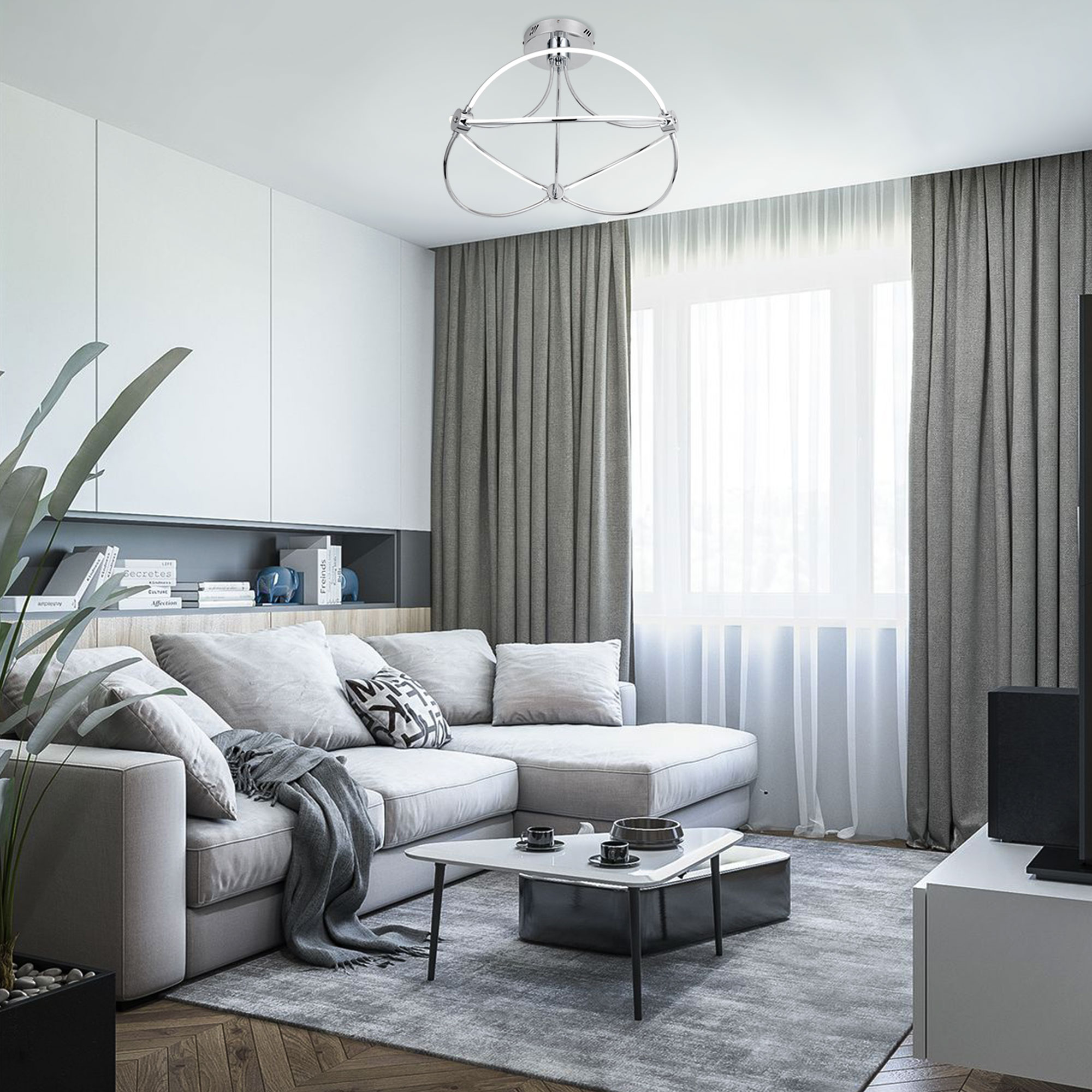 Потолочная люстра Eurosvet Светодиодная Умный дом Petto a055663_EU