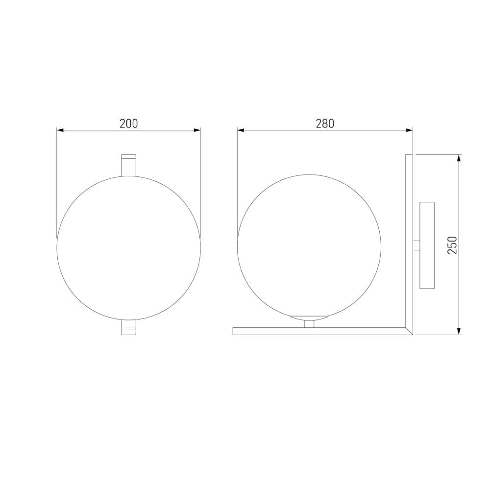 Бра Eurosvet со стеклянным плафоном Shape a056313_EU
