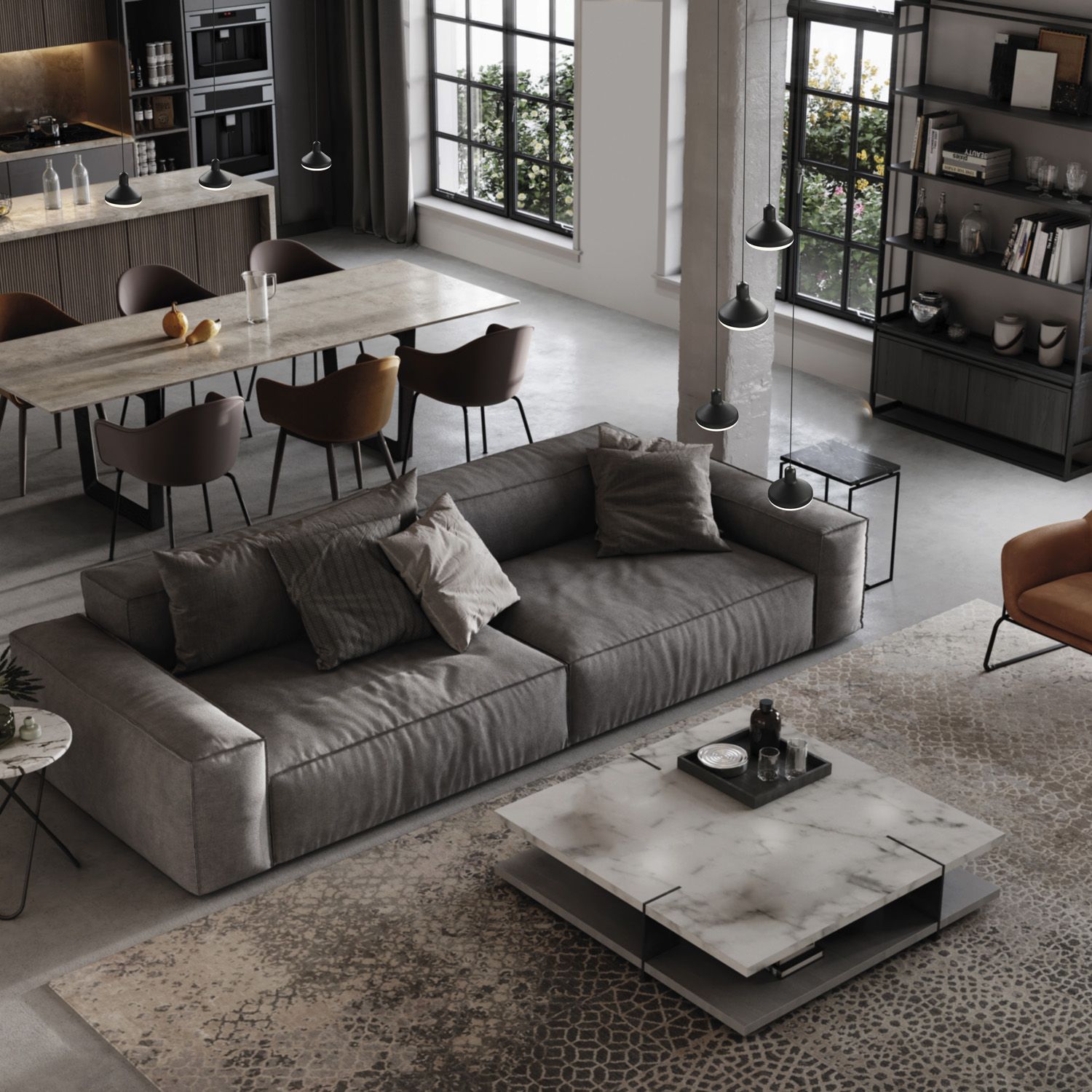 Подвесной светильник Mantra Antares 7313_MN