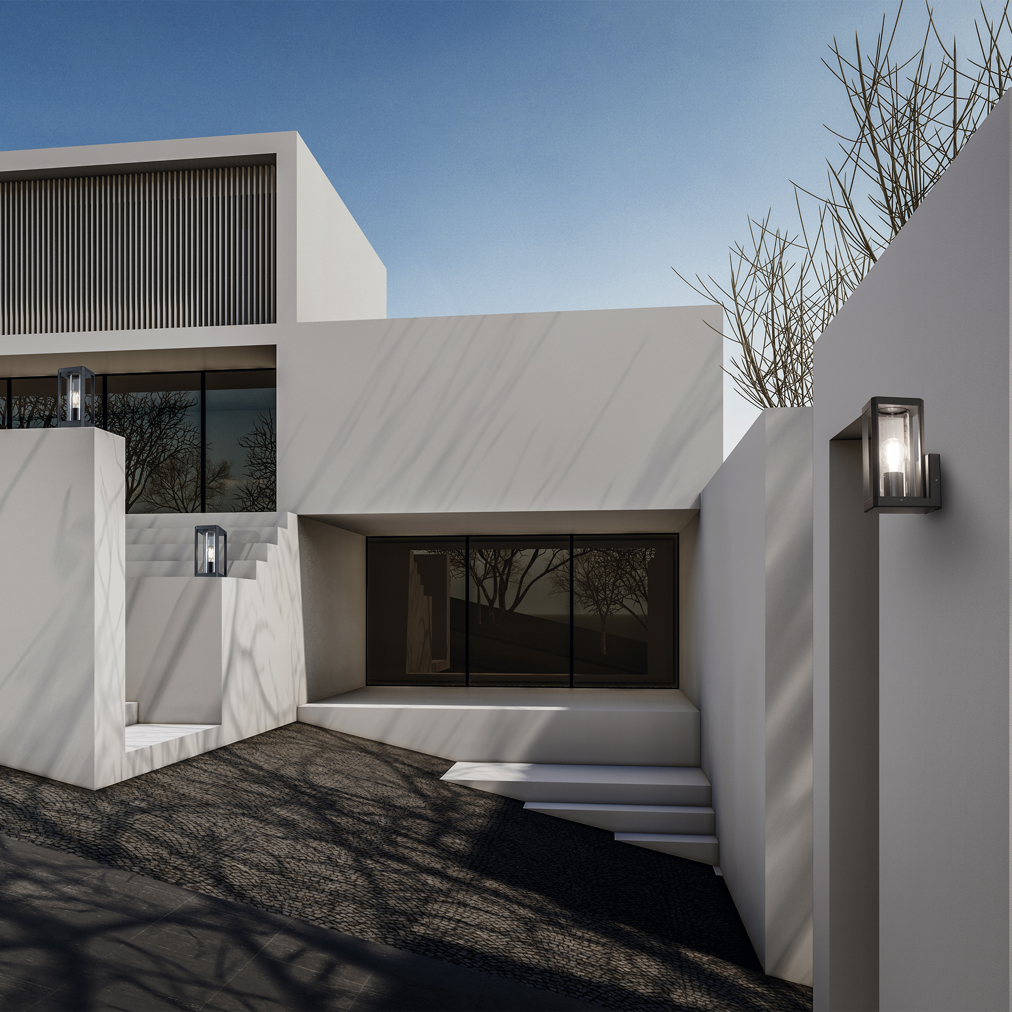 Уличный настенный светильник Mantra NEVADA 8899_MN