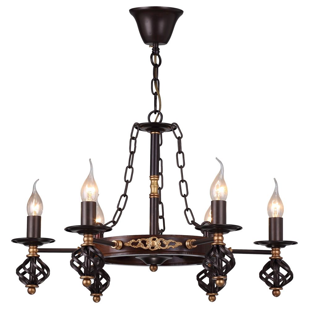 

Подвесная люстра ArteLamp CARTWHEEL A4550LM-6CK, A4550LM-6CK