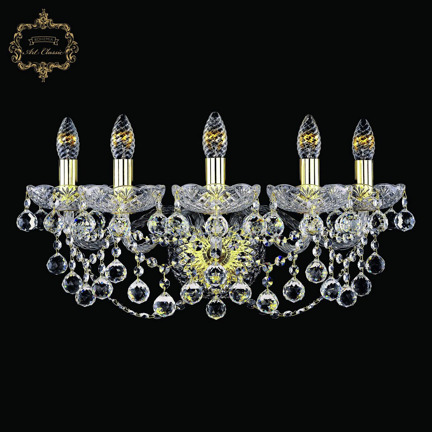 

Бра Bohemia Art Classic 10.26.5.200.XL.Gd.B, 10.26.5.200.XL.Gd.B