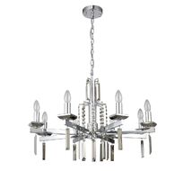 Подвесная люстра Crystallux MARRON MARRON SP8 CHROME_CR