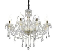 Подвесная люстра хрусталь Omnilux OML-70103-08