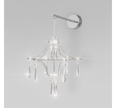 Бра светодиодное с хрусталем и регулировкой цветовой температуры Bogate's 442/1 хром_EU