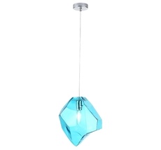 Подвесной светильник Crystallux NUESTRO NUESTRO SP1 CHROME/BLUE_CR