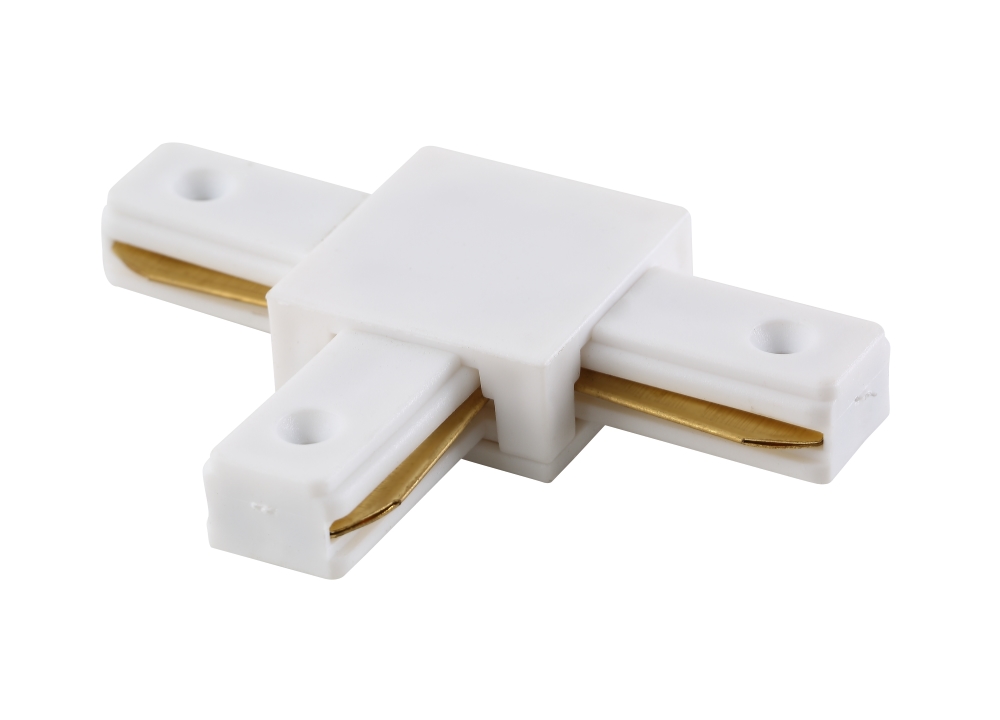 Соединитель T-образный однофазный Crystallux CLT 0.211 03 WH_CR