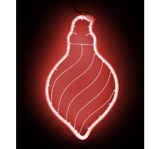 Светодиодная Фигура Шар 24 x 42 см Красная, Гибкий Неон и Акрилайт, IP54 HFS1-2R